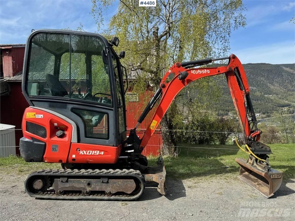 Kubota KX019 Lánctalpas kotrók