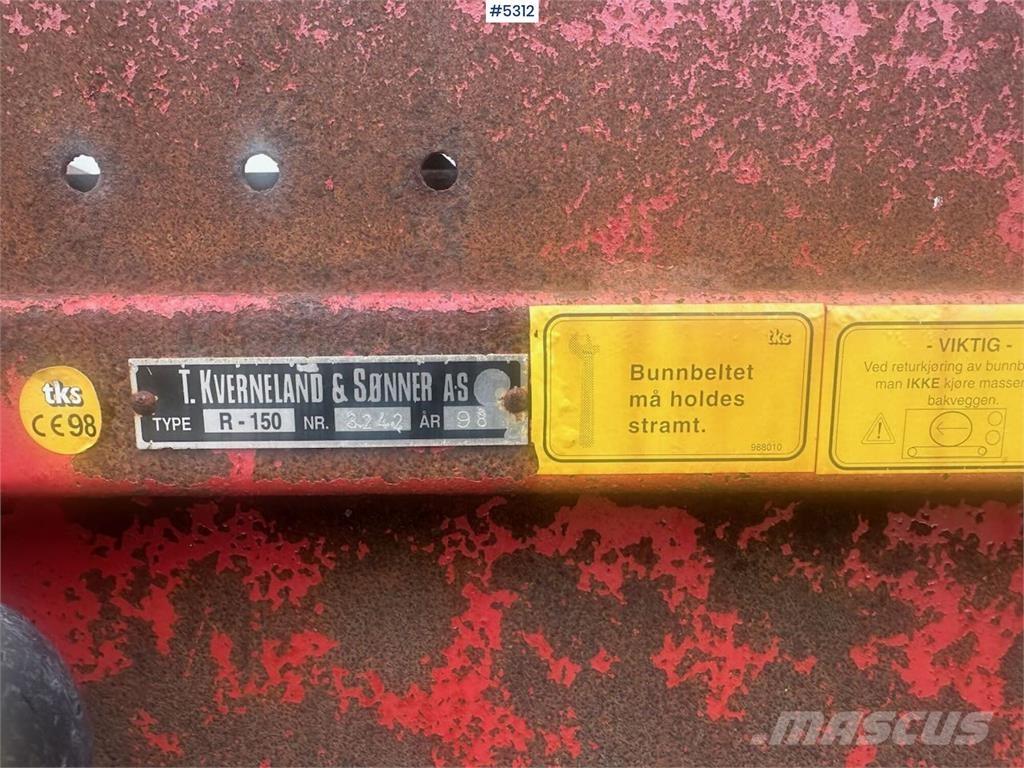 TKS R-150 Egyéb betakarító felszerelések