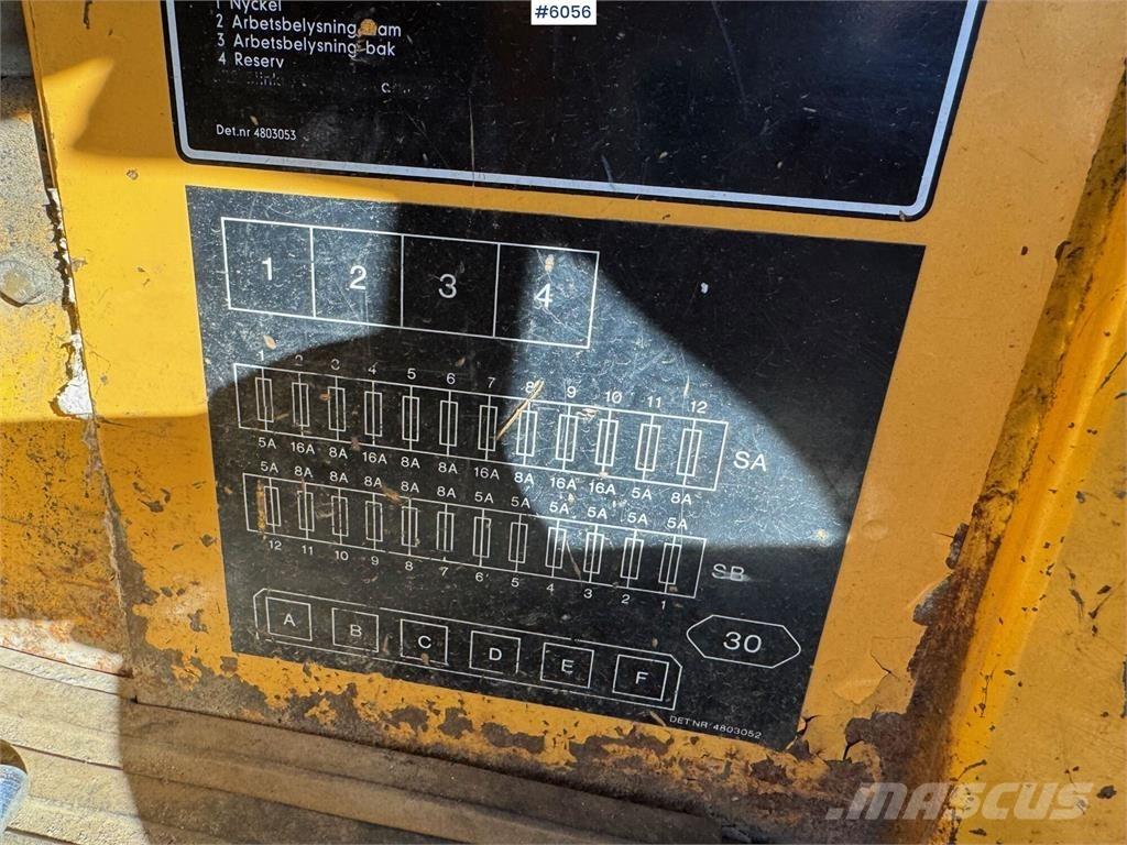 Volvo BM 4500 Gumikerekes homlokrakodók