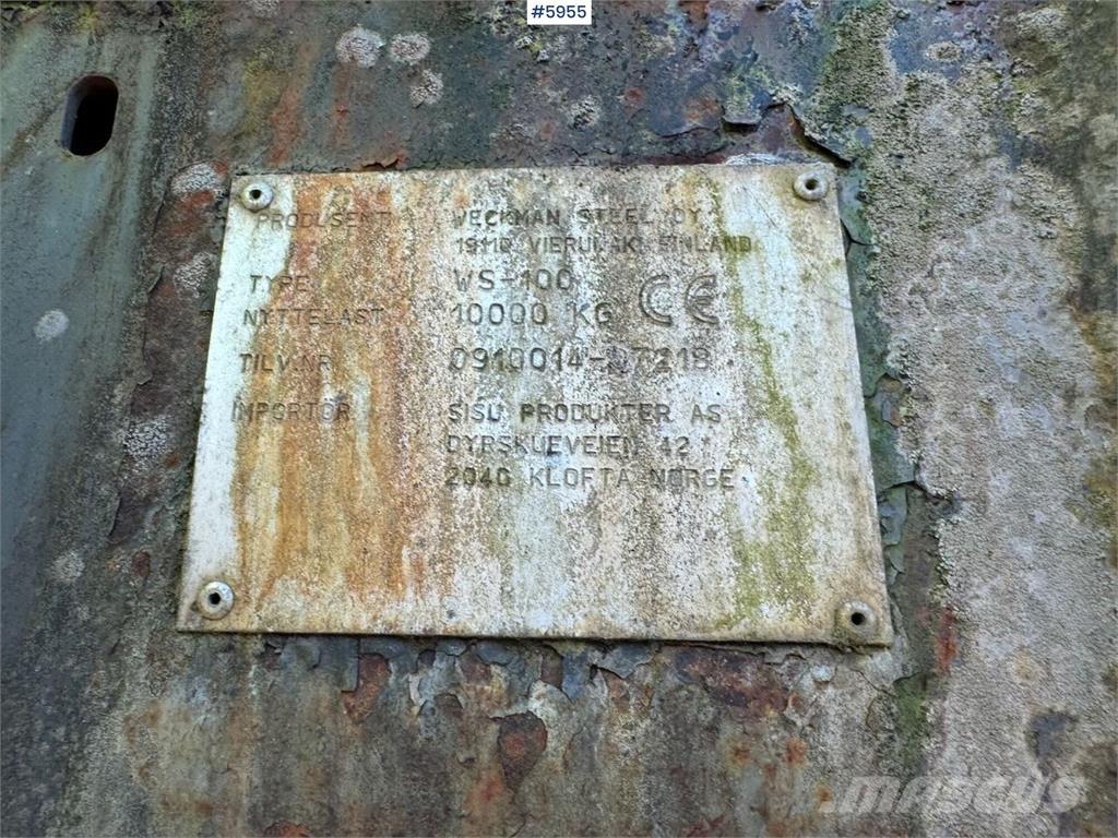 Weckman WS100 Gabona átrakó kocsik