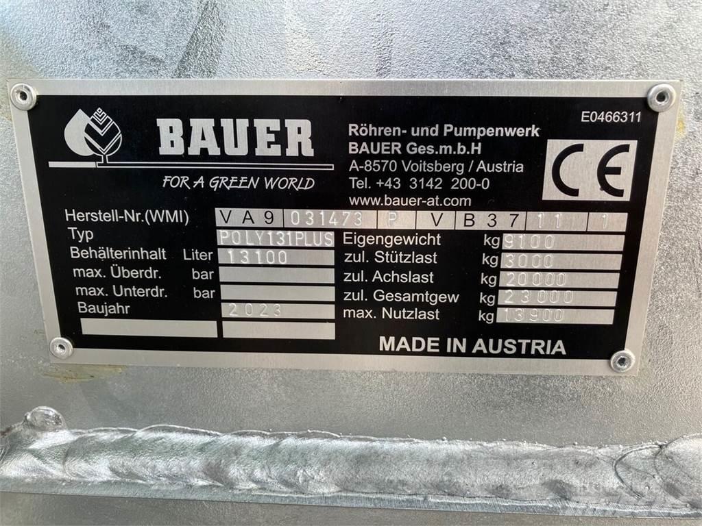 Bauer Poly 131 Poranyag tartályos