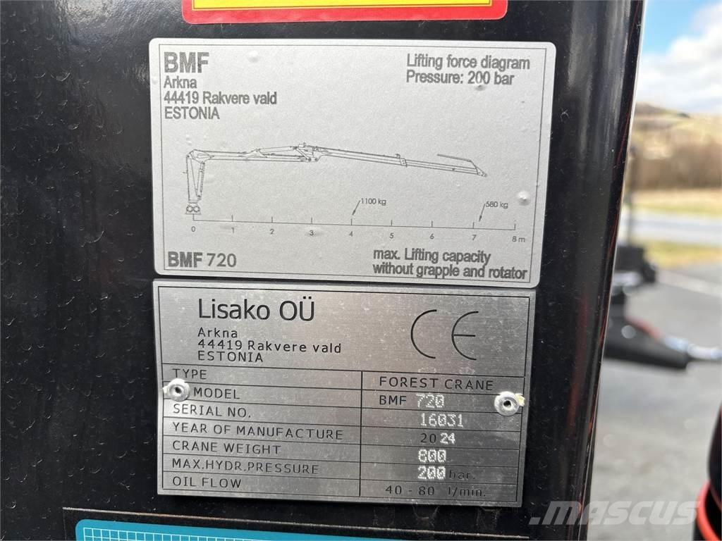 BMF 10T2+720 Erdészeti pótkocsik