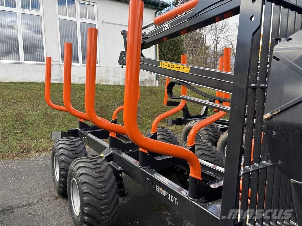 BMF 10T2+720 Erdészeti pótkocsik