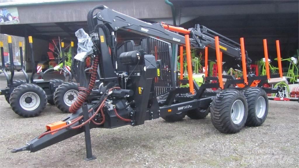 BMF 14T2 + 850 HP Erdészeti pótkocsik