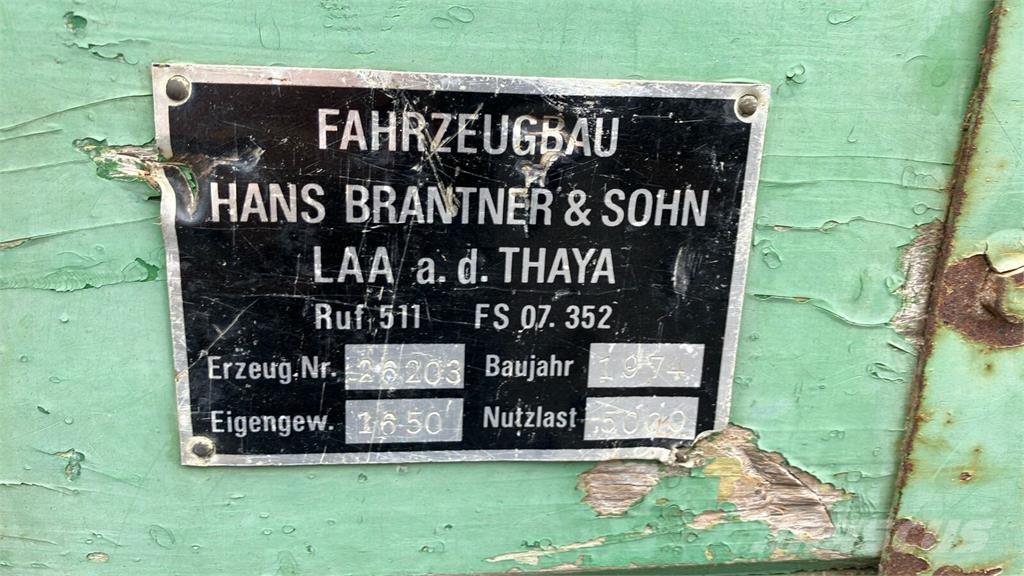 Brantner 5 Tonnen Billenő Mezőgazdasági pótkocsik