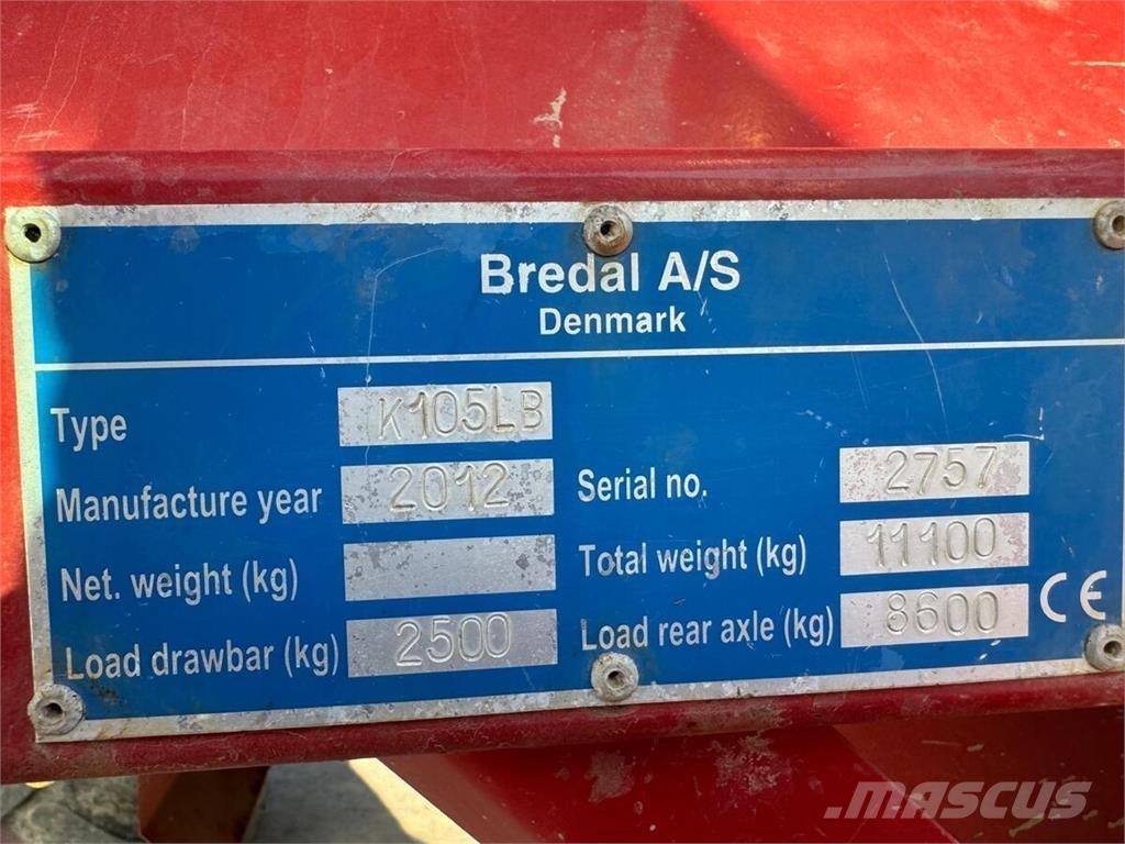 Bredal K105LB Egyéb trágyázógépek és tartozékok