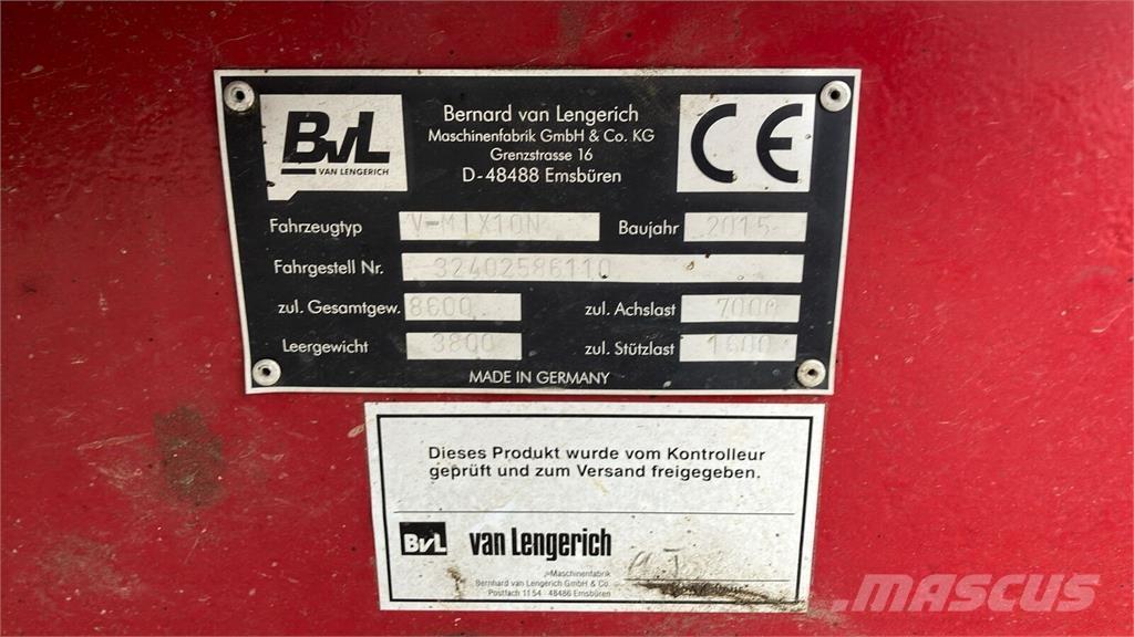 BvL V-MIX 10N Egyéb mezőgazdasági gépek