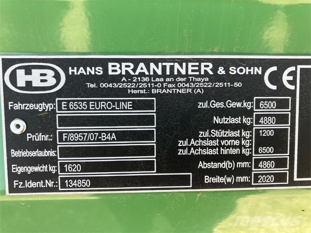  E 6535 Euro-Line Egyéb mezőgazdasági pótkocsik