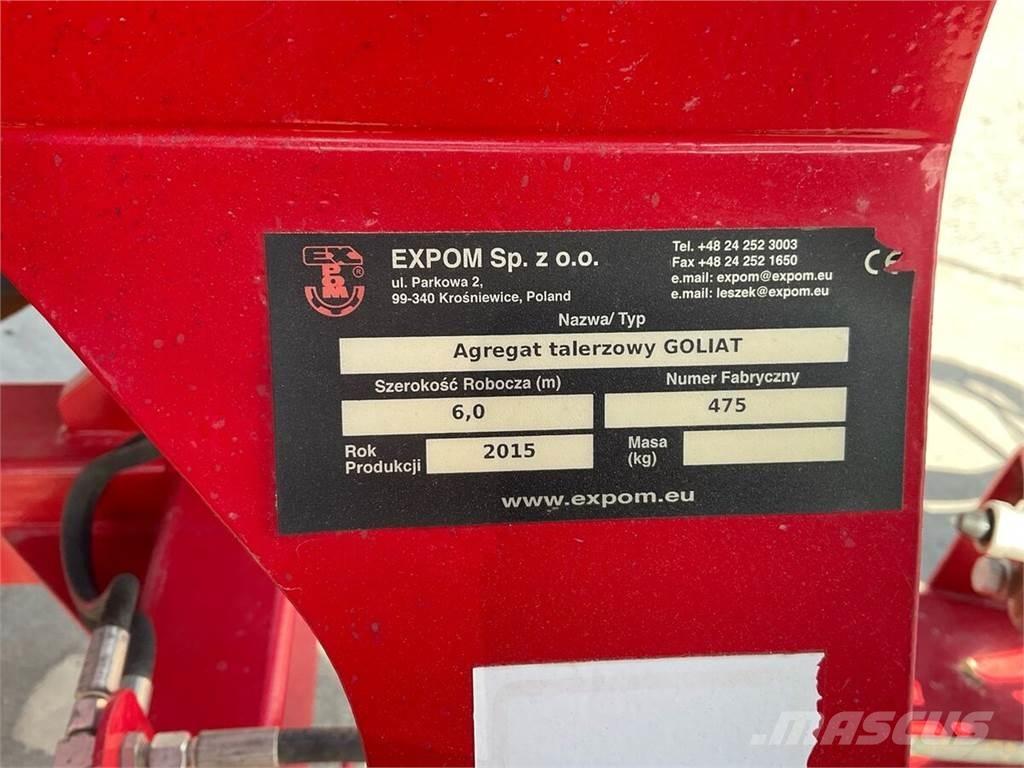 Expom Goliat 6m Tárcsás boronák