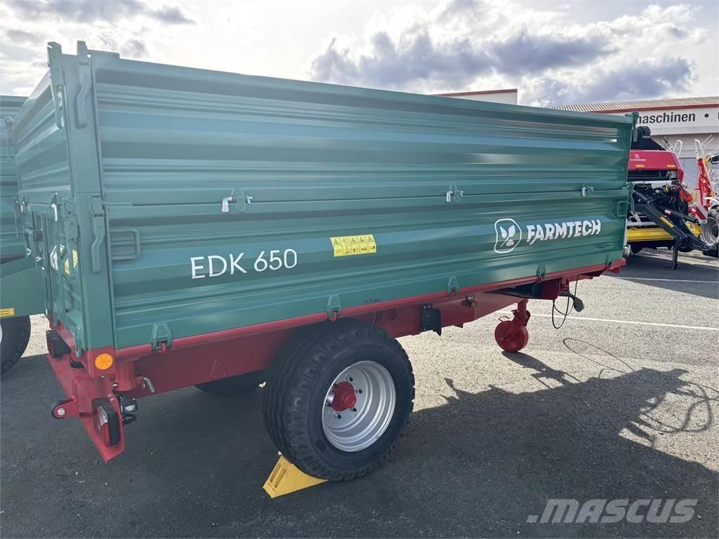 Farmtech EDK 650HD Billenő Mezőgazdasági pótkocsik