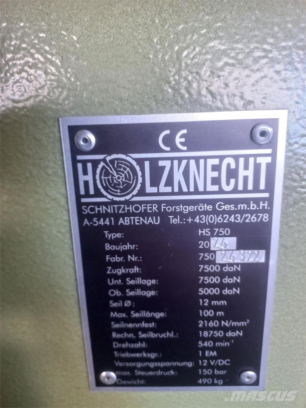  Holzknecht HS 750 Csörlők