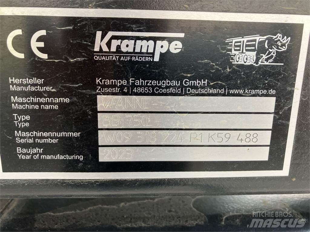 Krampe BigBody 750 Billenő Mezőgazdasági pótkocsik