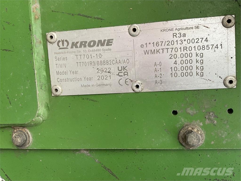 Krone TX 460 GL Önrakodó pótkocsik