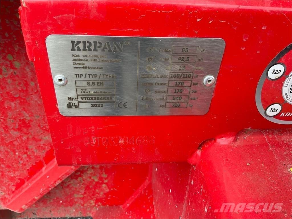 Krpan 8.5 EH Csörlők