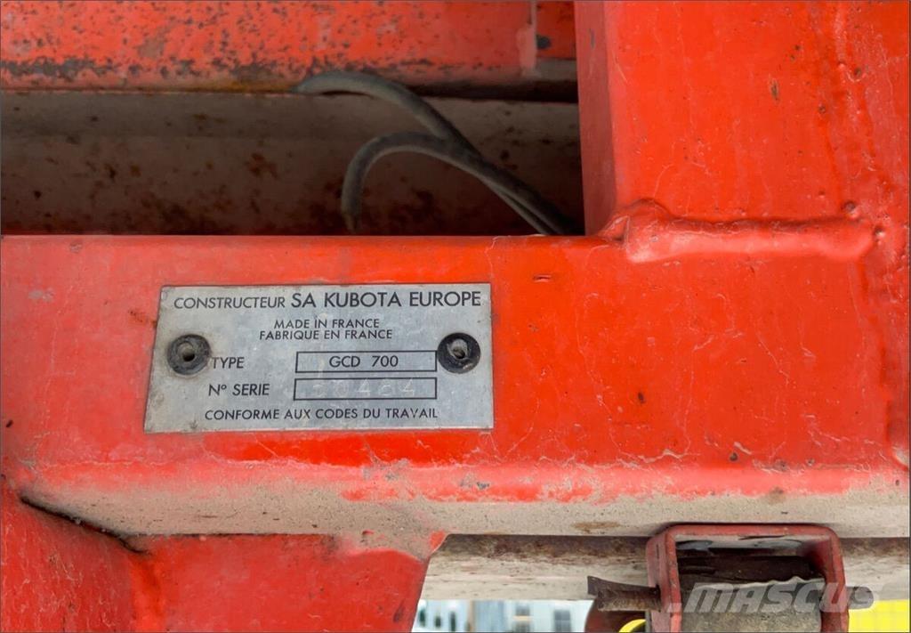 Kubota GCD 700 Egyéb kommunális gépek