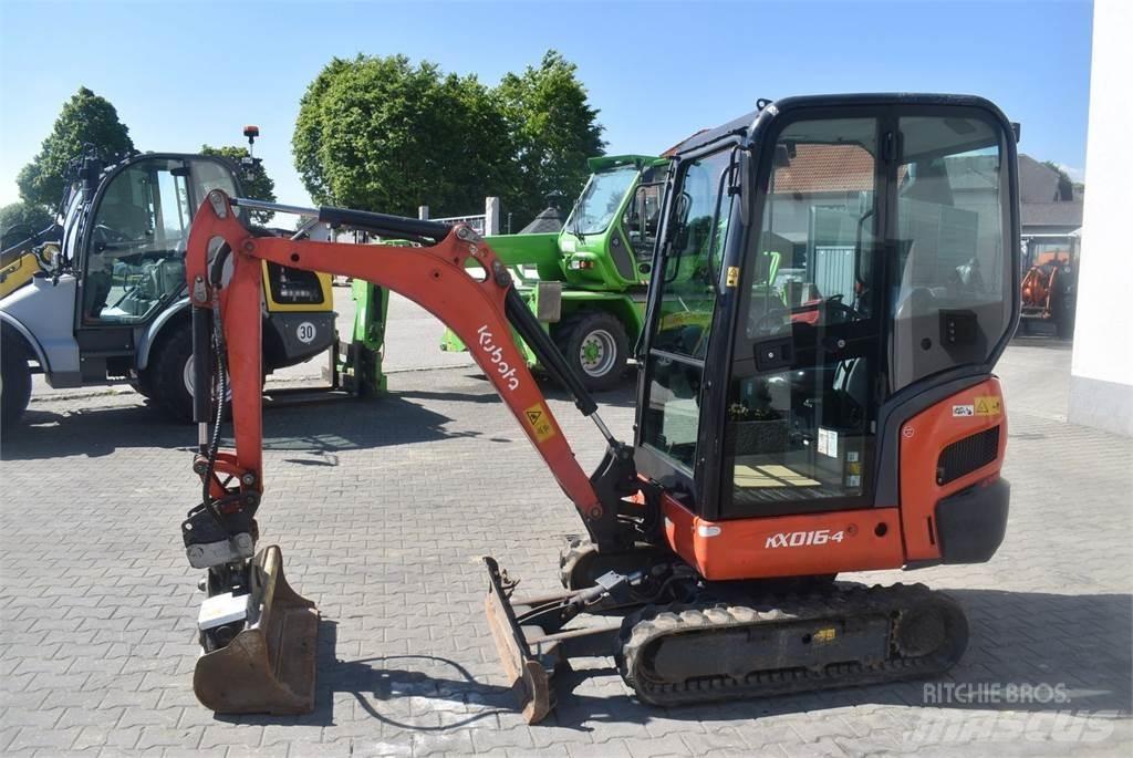Kubota KX016-4 Mini kotrók < 7t