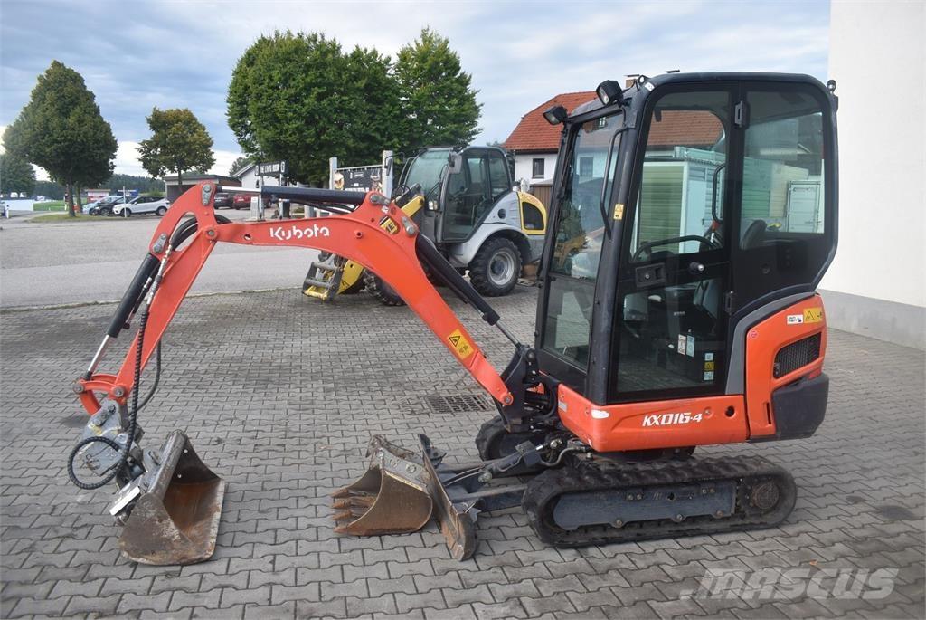 Kubota KX016-4 Mini kotrók < 7t