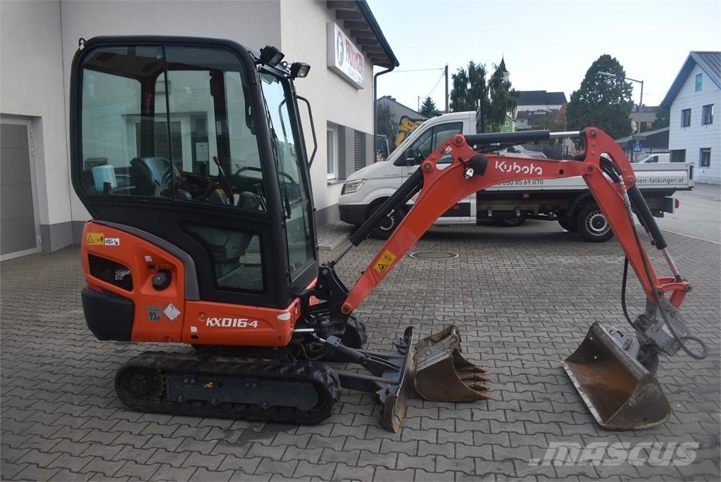 Kubota KX016-4 Mini kotrók < 7t