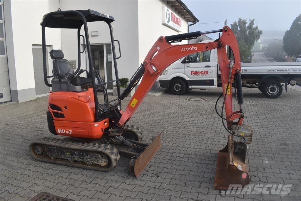 Kubota U17-3a Mini kotrók < 7t