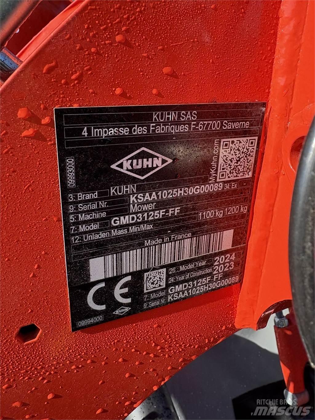 Kuhn GMD 3125 F - FF Kaszák