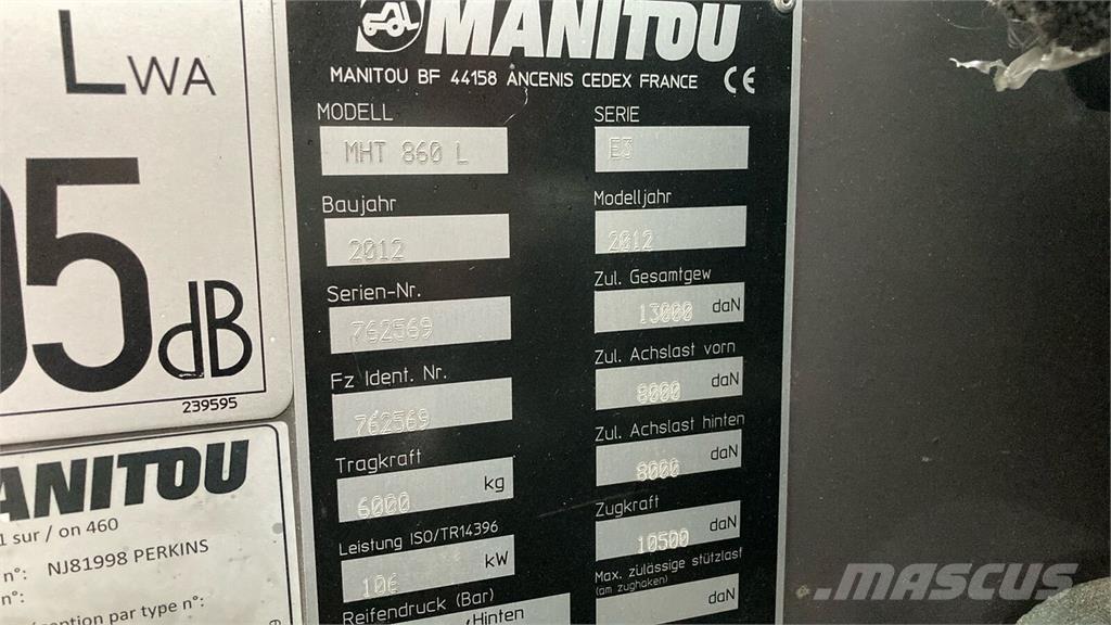 Manitou MHT860L Teleszkópos rakodók