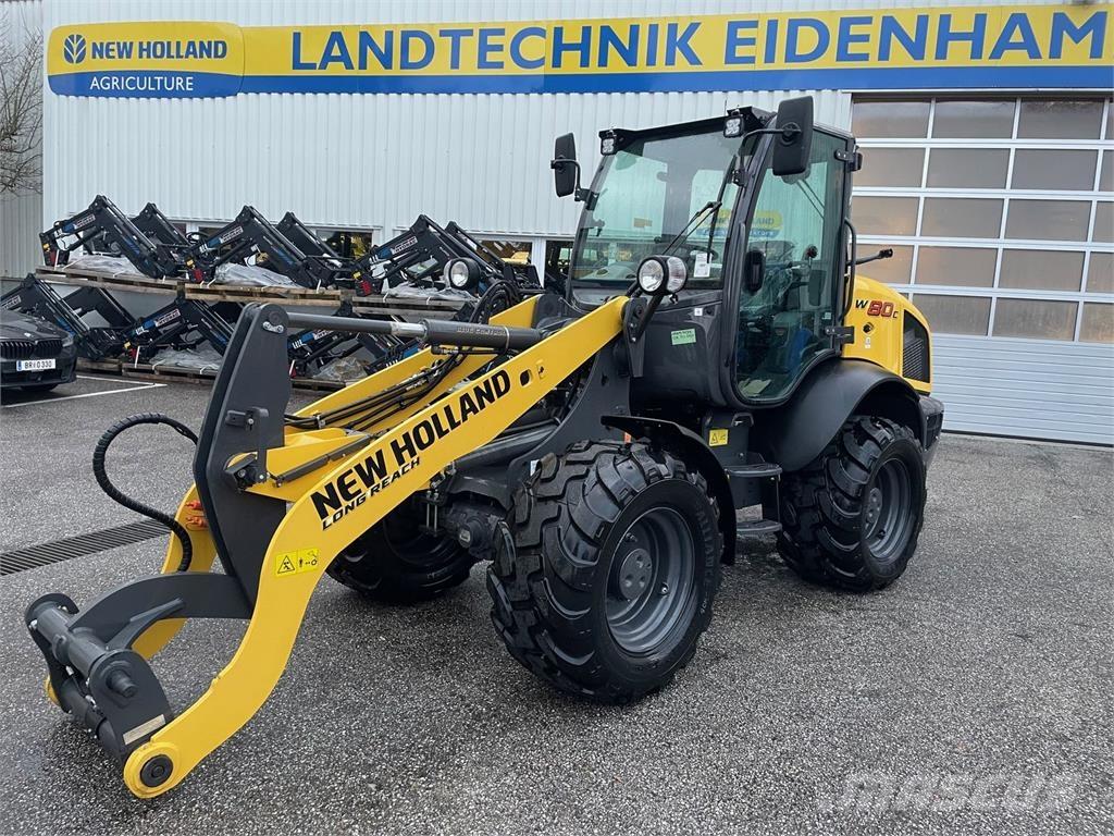 New Holland W 80 C Gumikerekes homlokrakodók