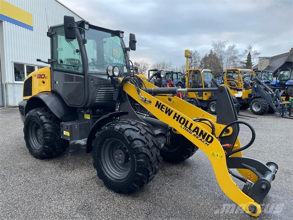 New Holland W 80 C Gumikerekes homlokrakodók