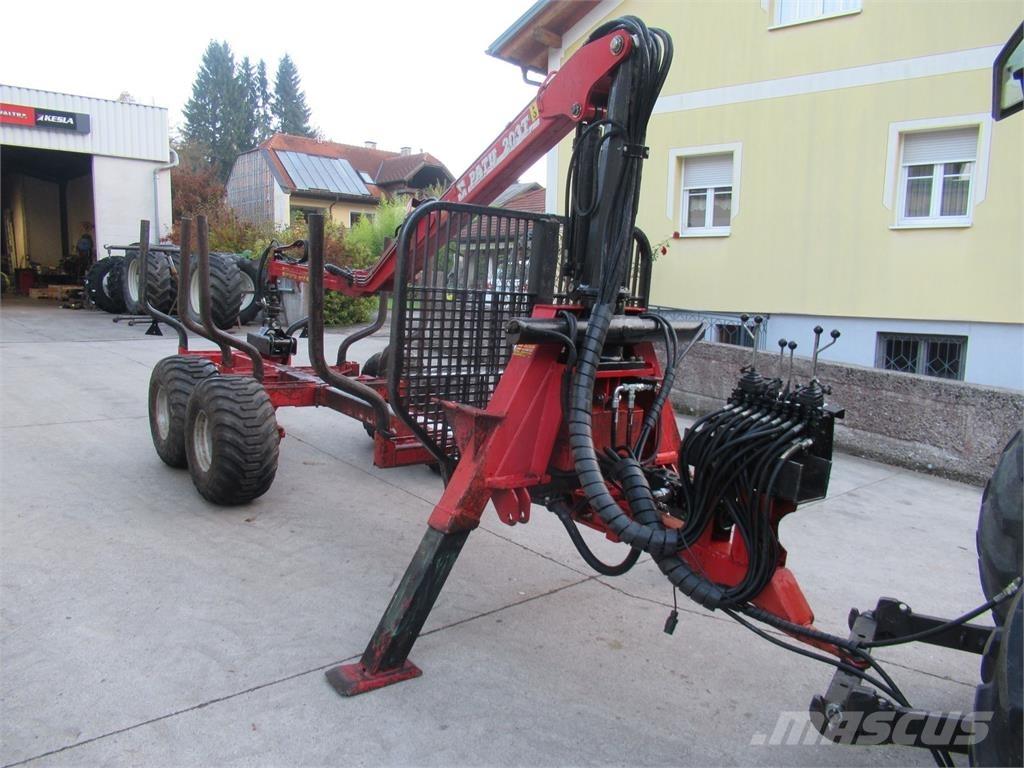 Patu 8T + 203T Erdészeti pótkocsik