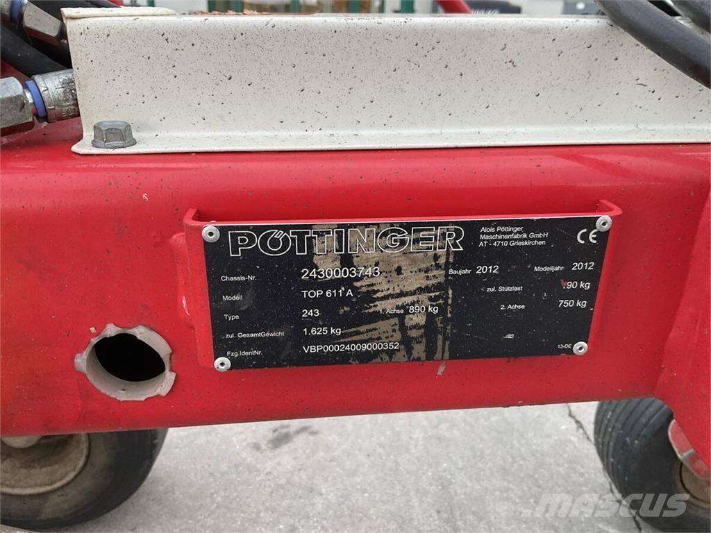 Pöttinger Top 611 Rendkészítő Kombájnok