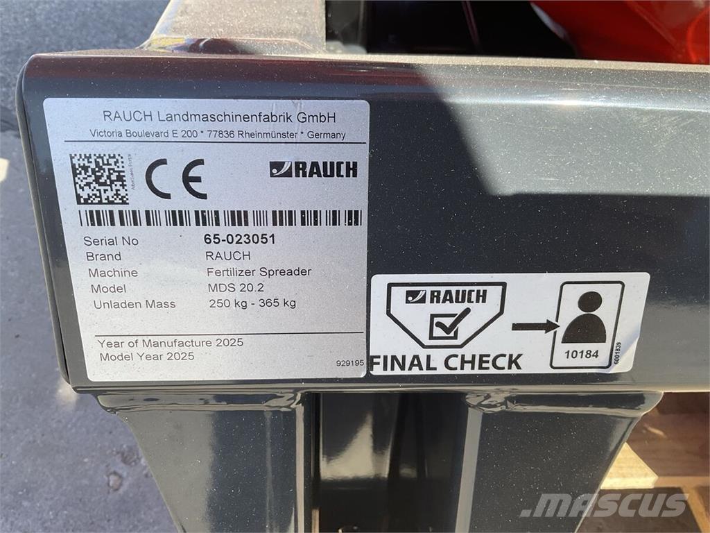 Rauch MDS 20.2 Egyéb trágyázógépek és tartozékok