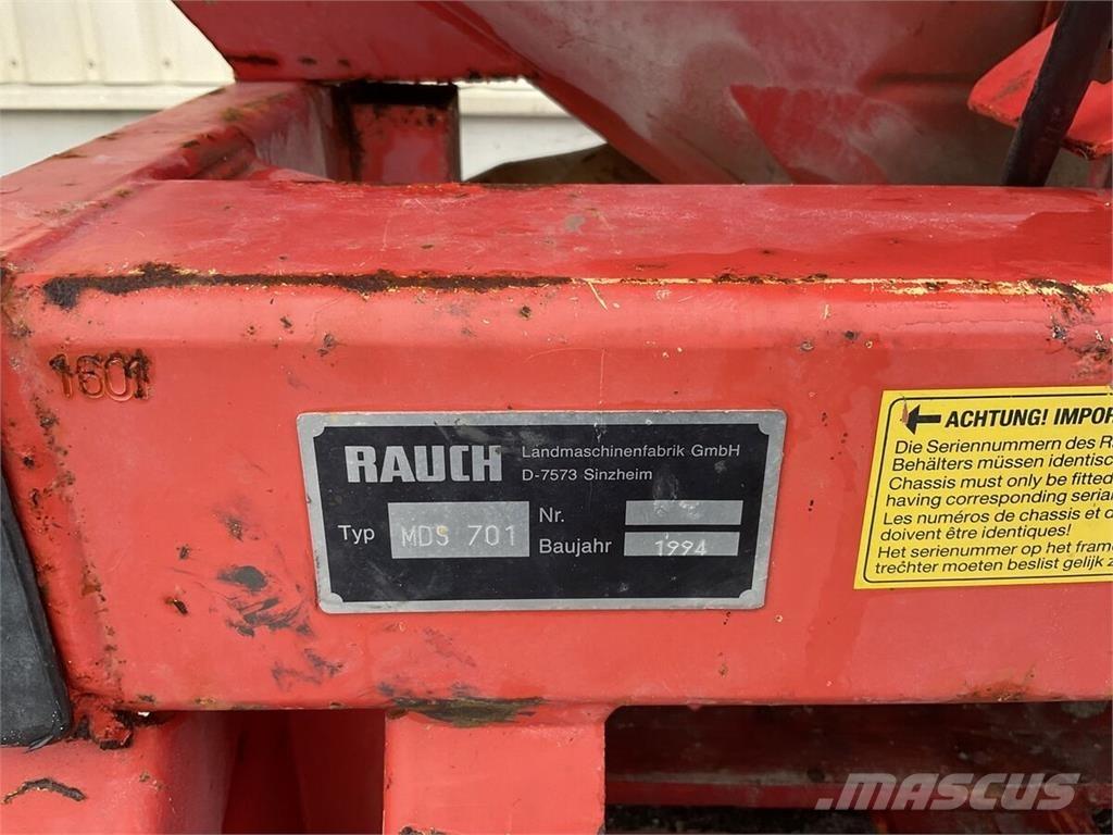 Rauch MDS 701 Egyéb trágyázógépek és tartozékok