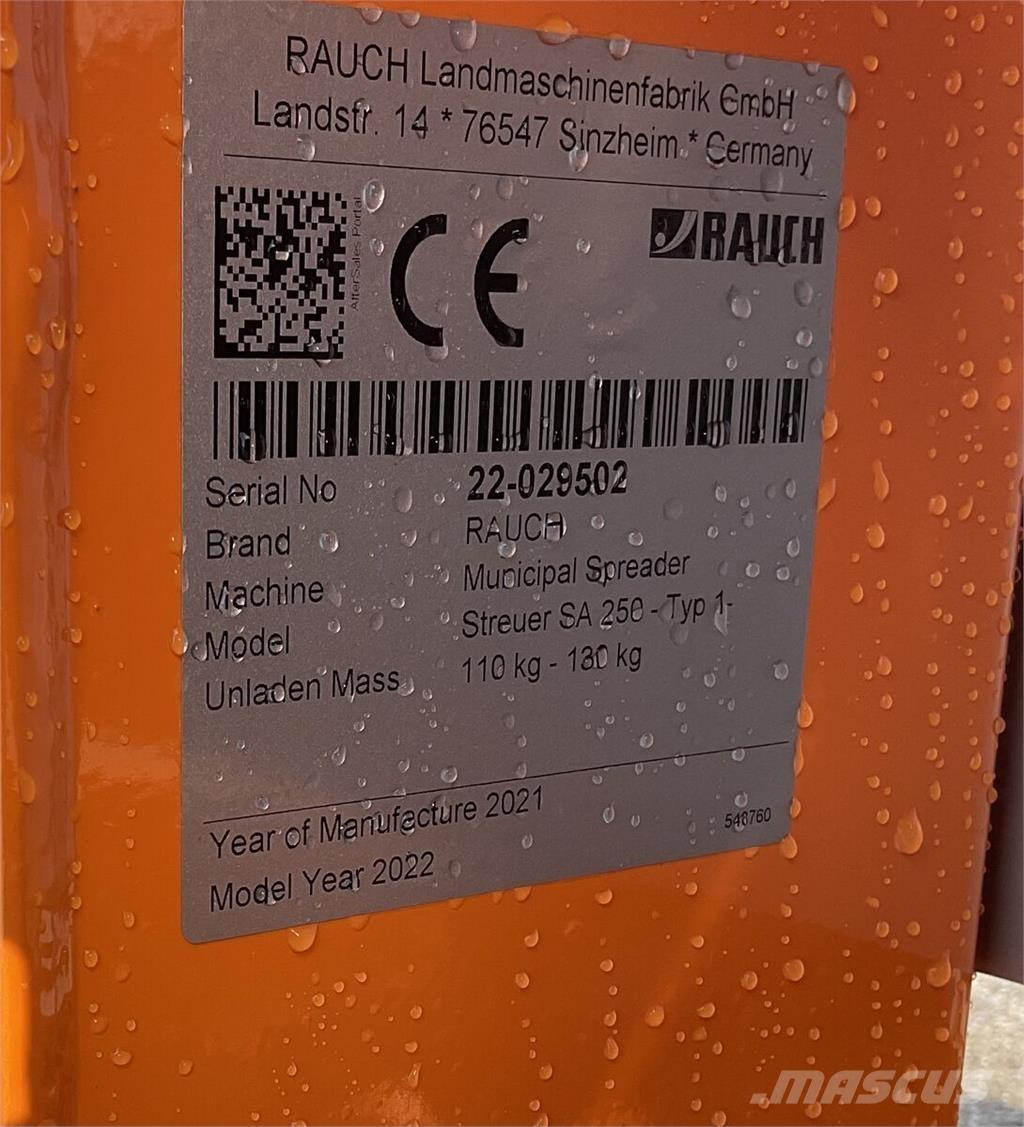 Rauch SA 250 Egyéb kommunális gépek
