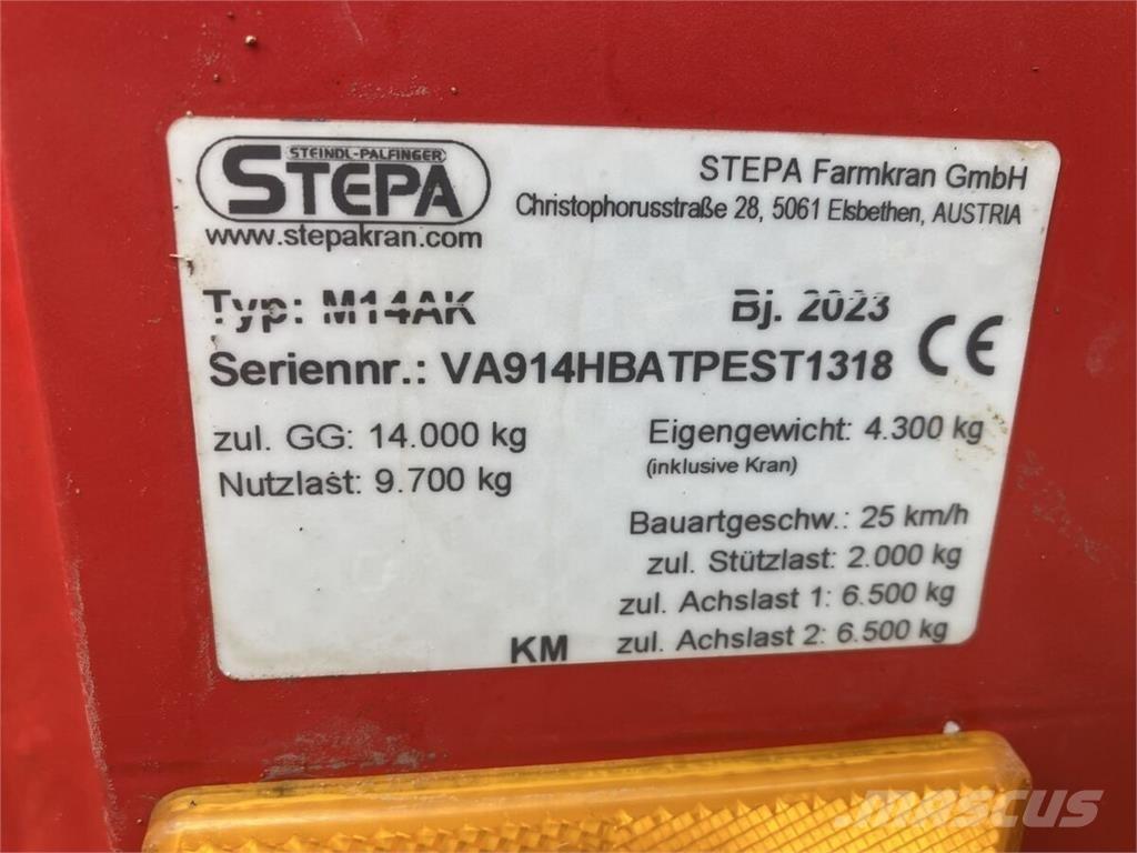 Stepa M14AK FZ7090 Erdészeti pótkocsik