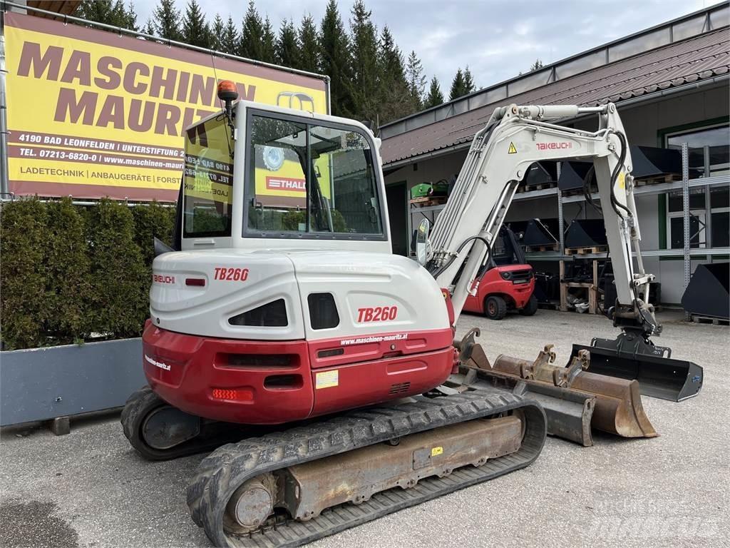 Takeuchi TB 260 Mini kotrók < 7t