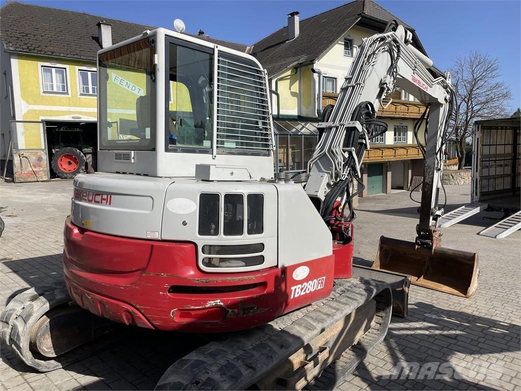 Takeuchi TB 280 FR Mini kotrók < 7t