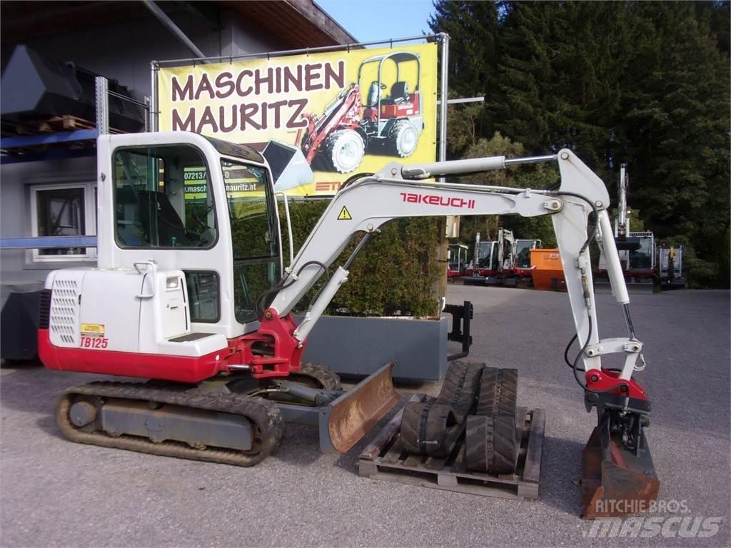 Takeuchi TB125 Mini kotrók < 7t