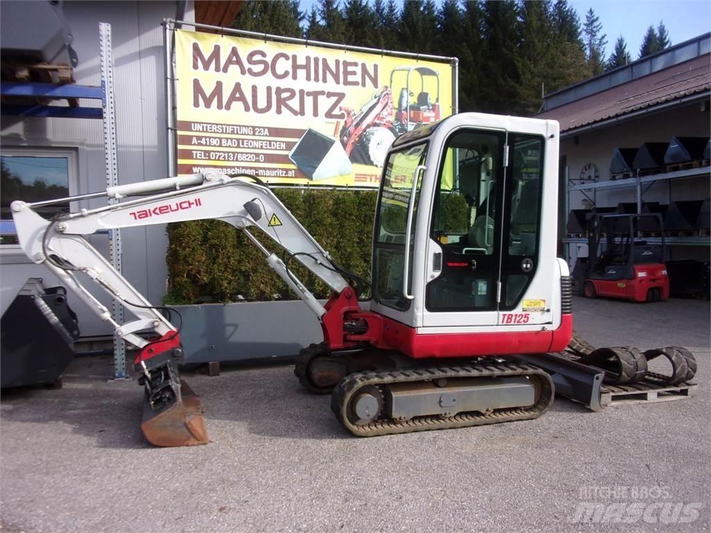 Takeuchi TB125 Mini kotrók < 7t
