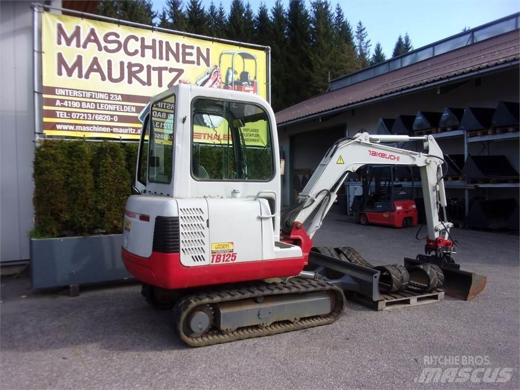 Takeuchi TB125 Mini kotrók < 7t