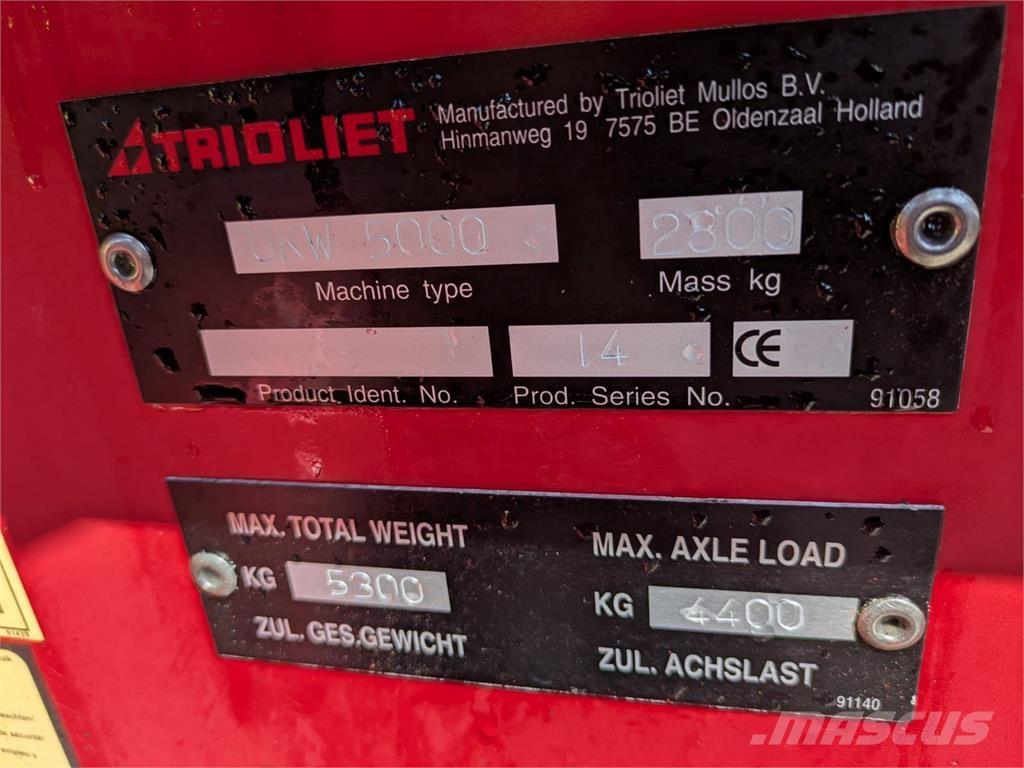 Trioliet UKW 5000 Egyéb mezőgazdasági gépek