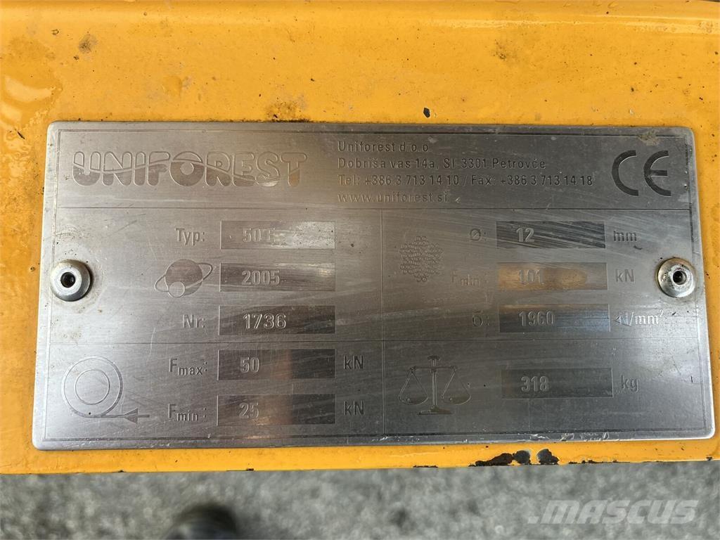 Uniforest 50E Csörlők