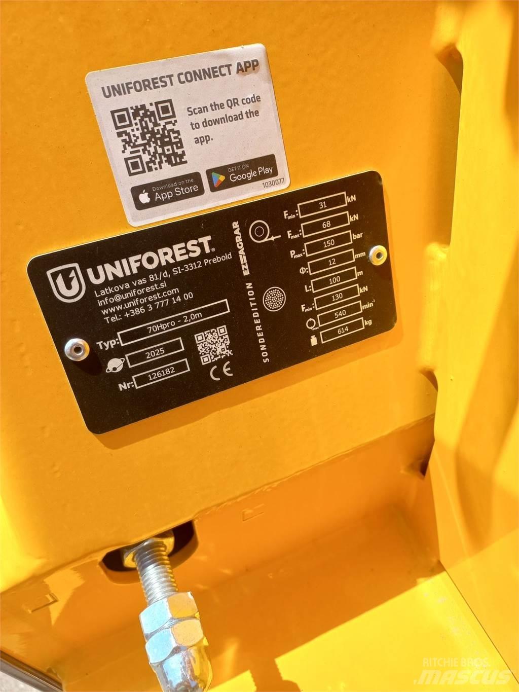 Uniforest 70 HPRO Csörlők