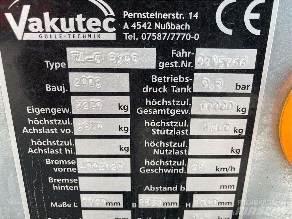  Vakutec VA-T 8300 Poranyag tartályos