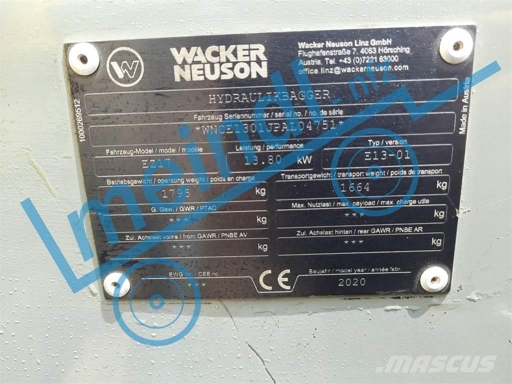 Wacker Neuson EZ 17 Mini kotrók < 7t