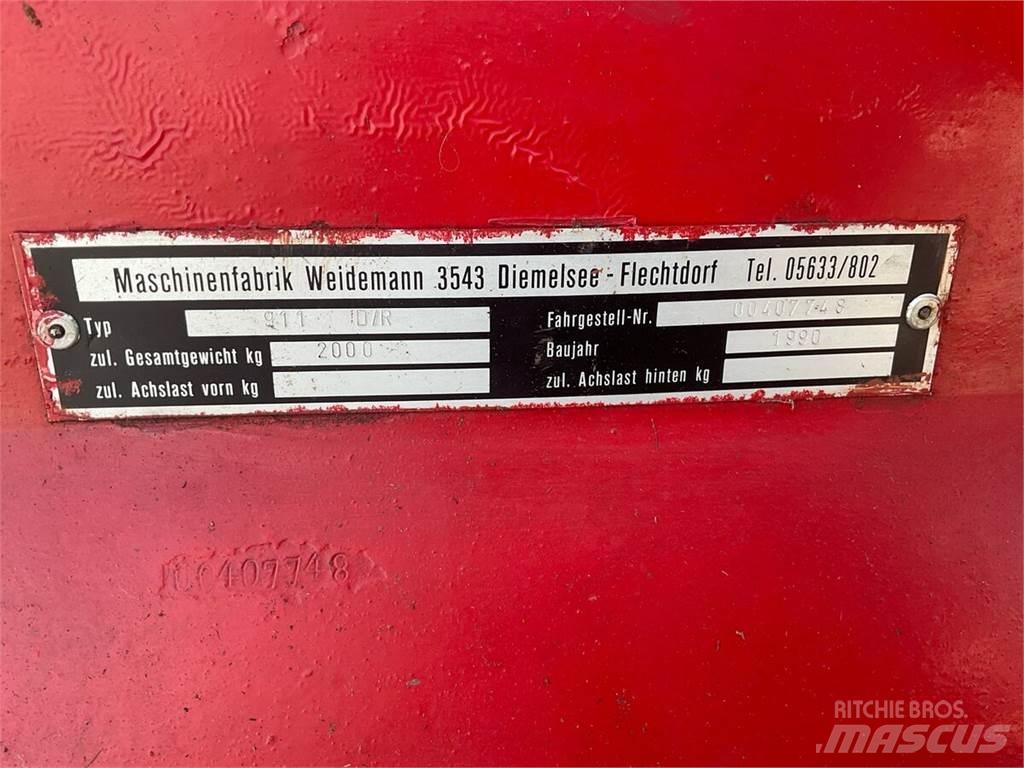 Weidemann 911D/R Homlokrakodók és kotrók
