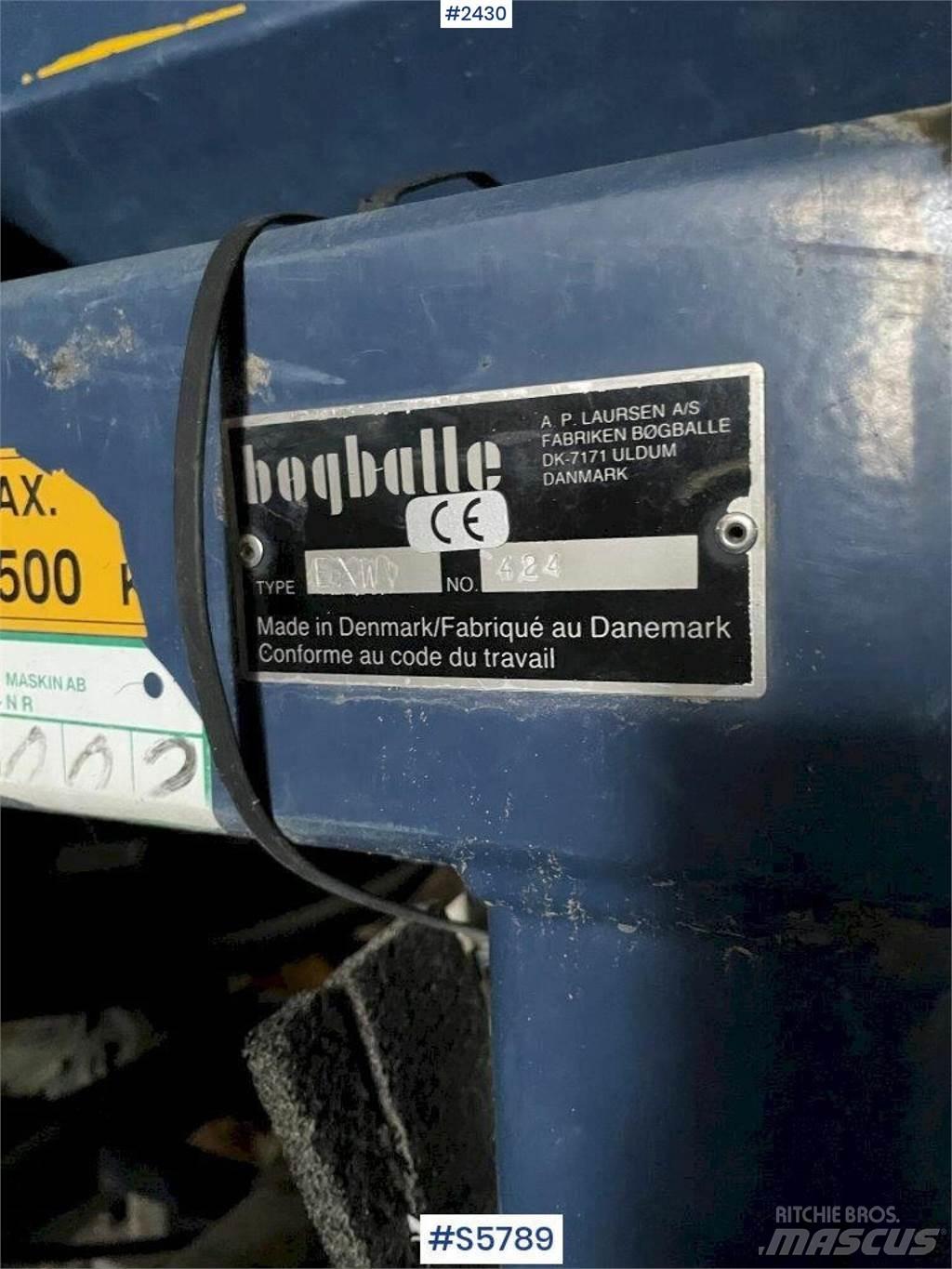 Bogballe EXW 1000 Egyéb trágyázógépek és tartozékok