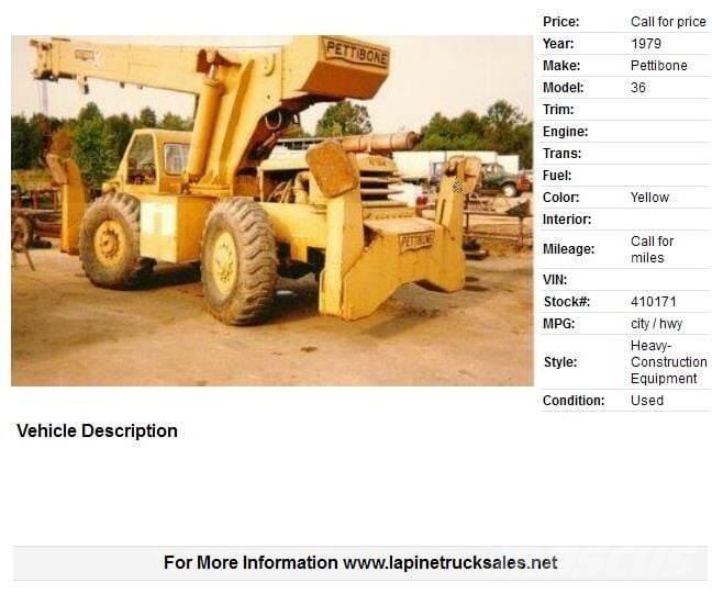 Pettibone 36 Mobil daruk