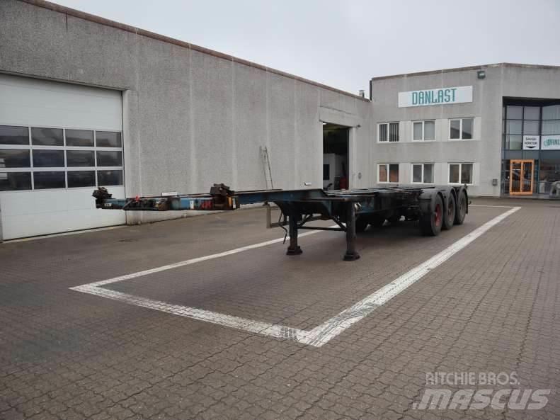 HFR Containerchassis Konténerkeret / Konténeremelő félpótkocsik