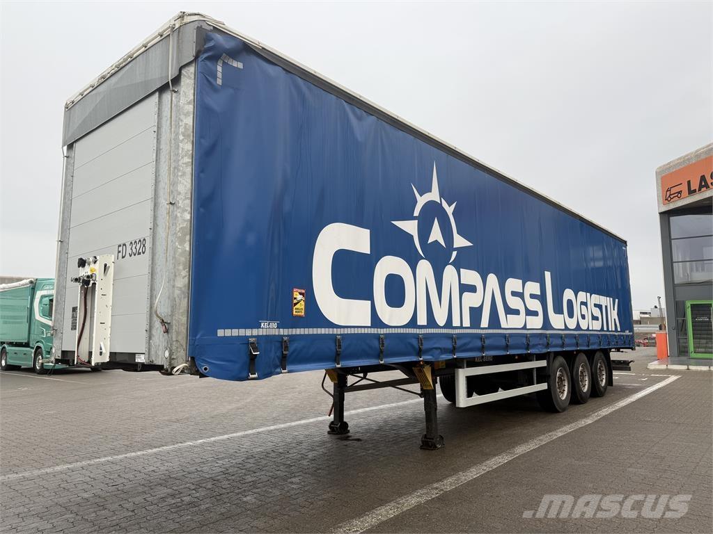 Kel-Berg 34 pl. Elhúzható ponyvás félpótkocsik