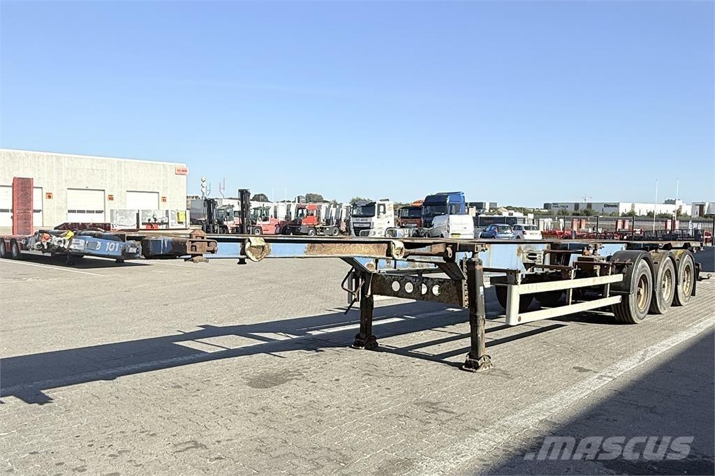 Leci Containerchassis Konténerkeret / Konténeremelő félpótkocsik