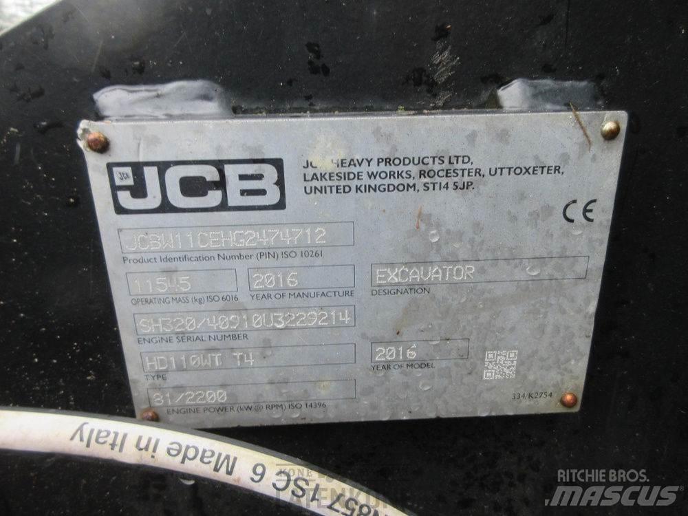 JCB Hydradig HD110W Kétéltű markolók
